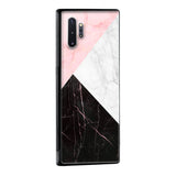 Marble Collage Art Glass Case For Samsung Galaxy M13