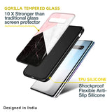 Marble Collage Art Glass Case For Samsung Galaxy A50