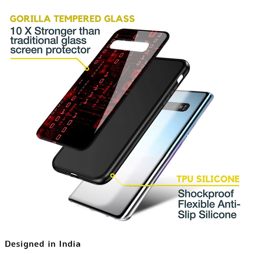 Let's Decode Glass Case For Samsung Galaxy F13