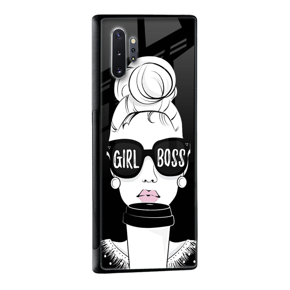 Girl Boss Glass Case For Samsung Galaxy M13