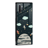 Astronaut Dream Glass Case For Samsung Galaxy M13