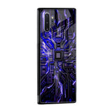 Techno Color Pattern Glass Case For Samsung Galaxy A50