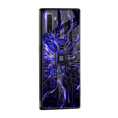 Techno Color Pattern Glass Case For Samsung Galaxy S10