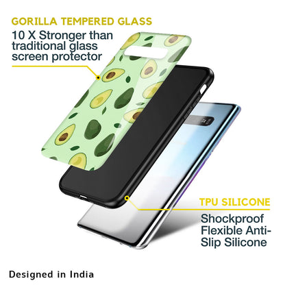 Pears Green Glass Case For Samsung Galaxy F41