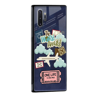 Tour The World Glass Case For Samsung Galaxy M13