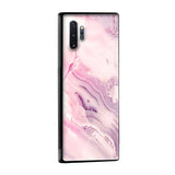 Diamond Pink Gradient Glass Case For Samsung Galaxy A50