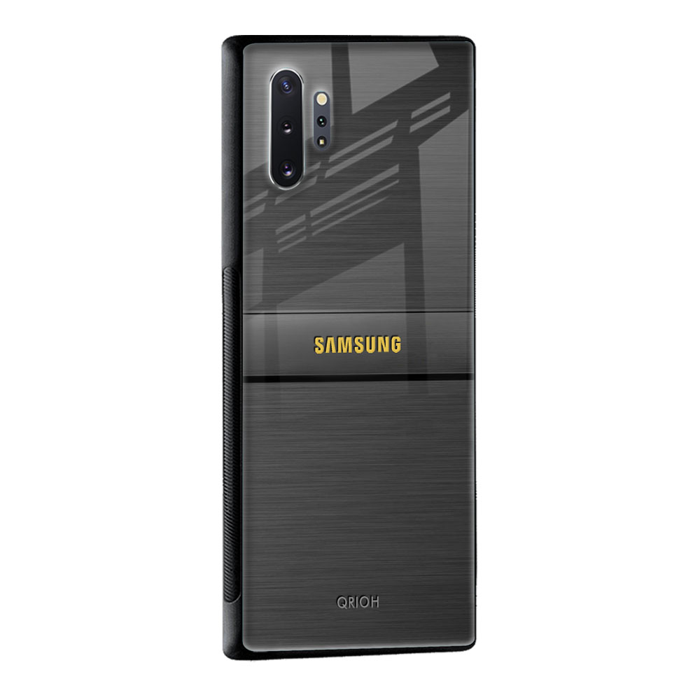 Grey Metallic Glass Case For Samsung Galaxy M13 5G