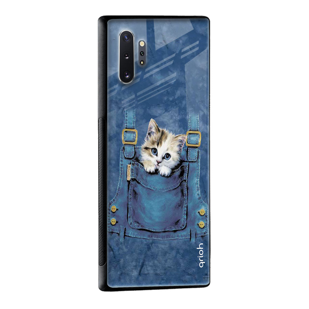 Kitty In Pocket Glass Case For Samsung Galaxy M13