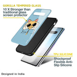 Adorable Cute Kitty Glass Case For Samsung Galaxy A03s
