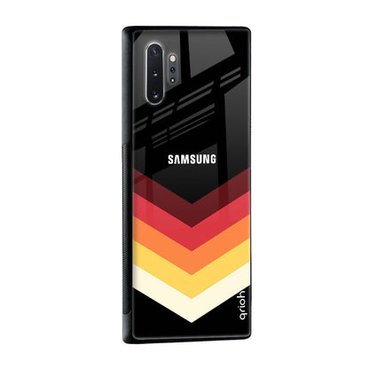 Abstract Arrow Pattern Glass Case For Samsung Galaxy M32 5G