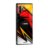 Race Jersey Pattern Glass Case For Samsung Galaxy A71