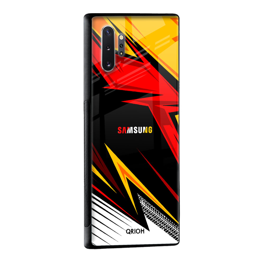 Race Jersey Pattern Glass Case For Samsung Galaxy A23