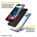Brush Art Glass Case For Samsung Galaxy A21s