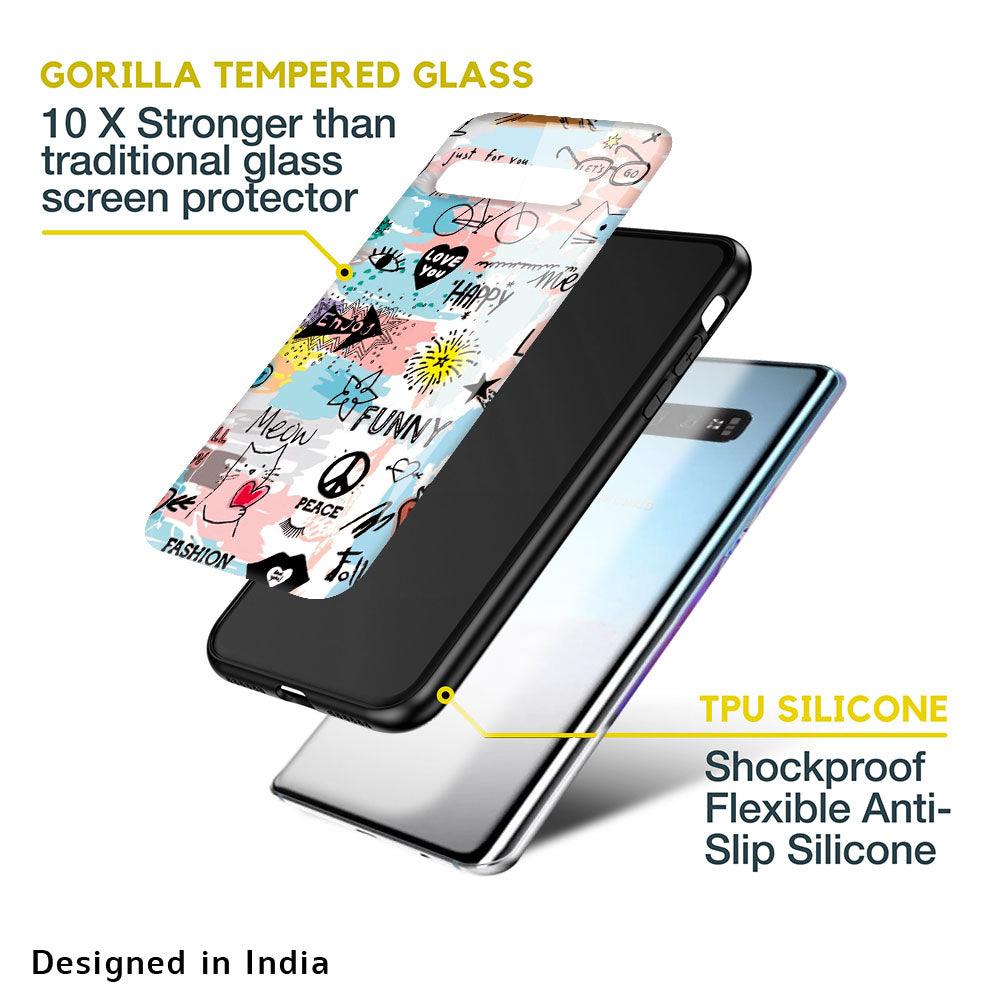 Just For You Glass Case For Samsung Galaxy A50