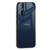 Overshadow Blue Glass Case For Vivo V21e