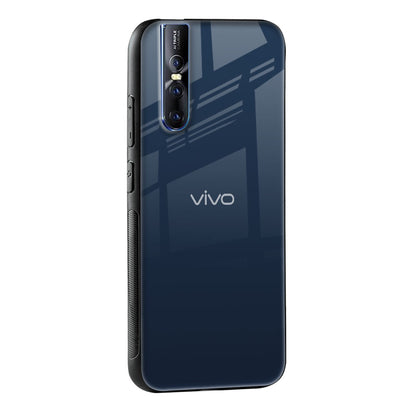 Overshadow Blue Glass Case For Vivo T1 5G