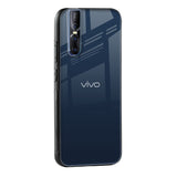 Overshadow Blue Glass Case For Vivo X80 5G