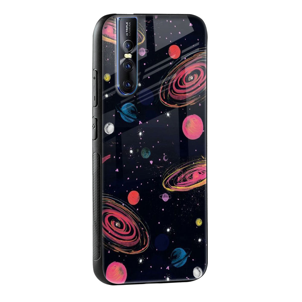 Galaxy In Dream Glass Case For Vivo Y16