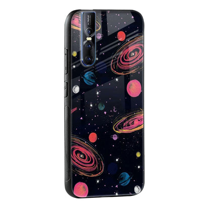 Galaxy In Dream Glass Case For Vivo Y16