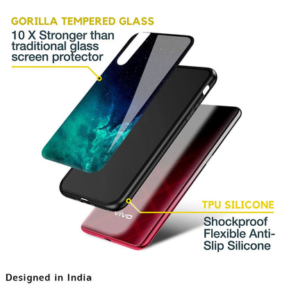 Winter Sky Zone Glass Case For Vivo V25