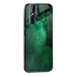 Emerald Firefly Glass Case For Vivo V25