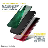 Emerald Firefly Glass Case For Vivo V25