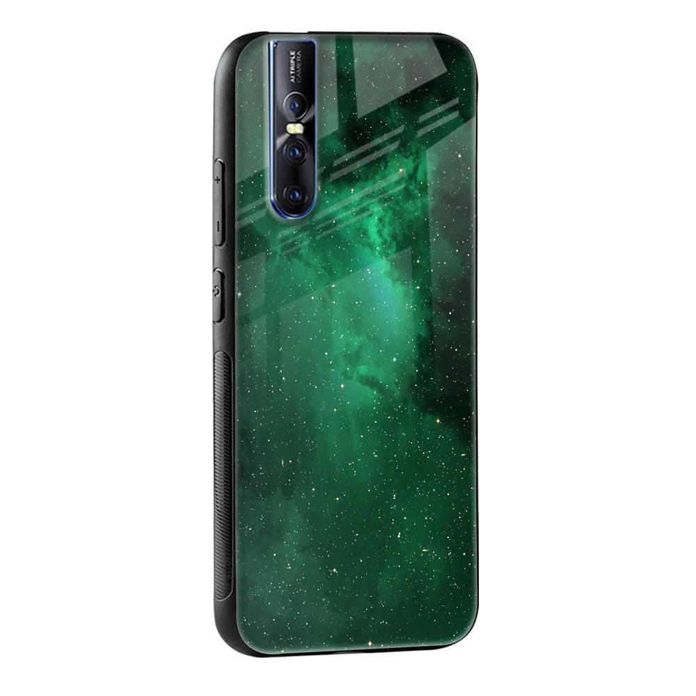 Emerald Firefly Glass Case For Vivo Y16