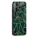 Abstract Green Glass Case For Vivo V23 Pro 5G
