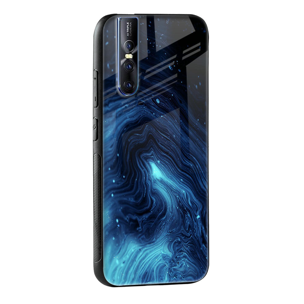 Dazzling Ocean Gradient Glass Case For Vivo Y16