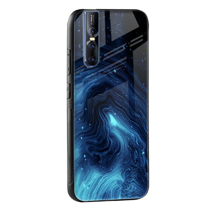 Dazzling Ocean Gradient Glass Case For Vivo V15 Pro