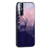 Deer In Night Glass Case For Vivo X60 Pro