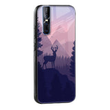 Deer In Night Glass Case For Vivo X80 5G