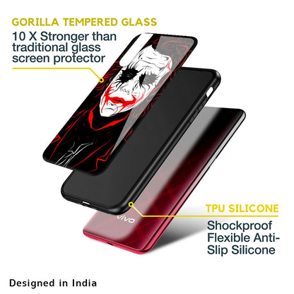 Life In Dark Glass Case For Vivo V15 Pro