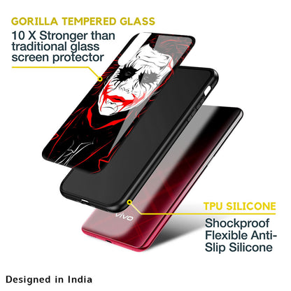 Life In Dark Glass Case For Vivo Y22