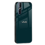 Hunter Green Glass Case For Vivo V20 Pro