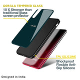 Hunter Green Glass Case For iQOO 11