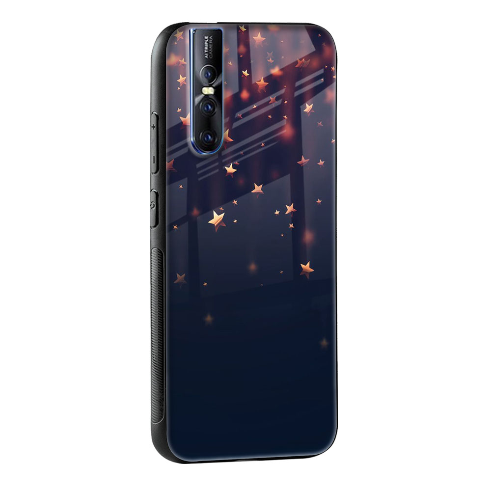 Falling Stars Glass Case For Vivo Y16