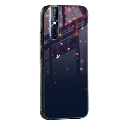 Falling Stars Glass Case For Vivo V15 Pro