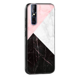 Marble Collage Art Glass Case For Vivo V23 Pro 5G