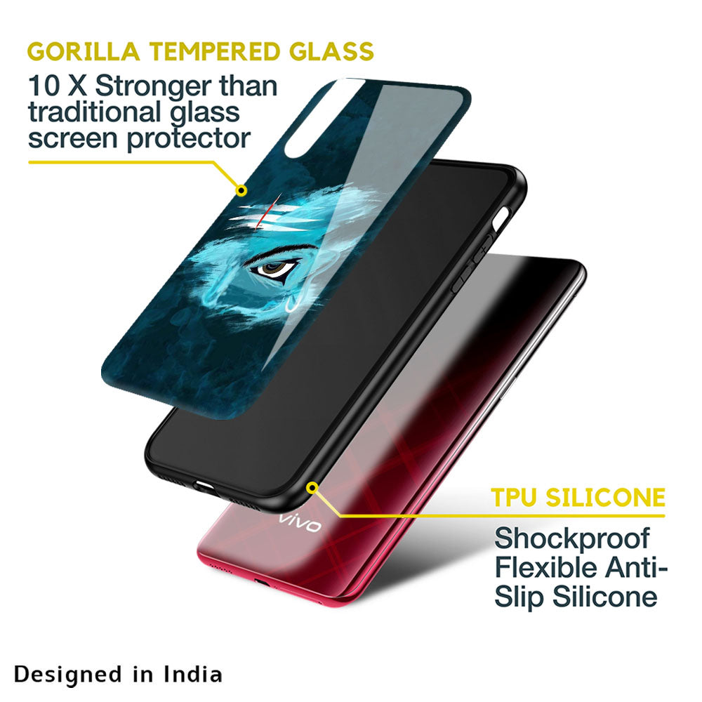 Power Of Trinetra Glass Case For Vivo Y16