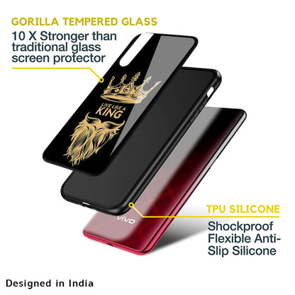 King Life Glass Case For Vivo Y22