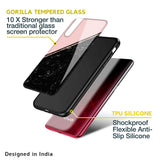 Marble Texture Pink Glass Case For Vivo V20 SE