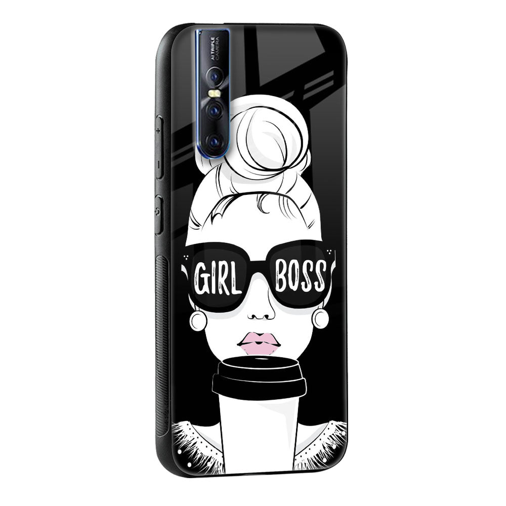 Girl Boss Glass Case For Vivo Y16