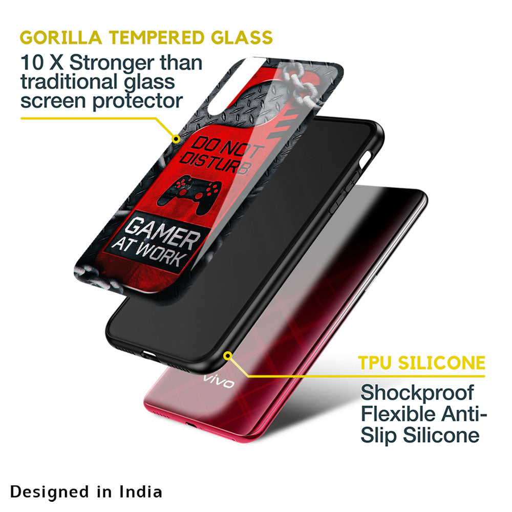 Do No Disturb Glass Case For Vivo Y16