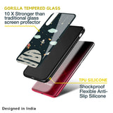 Astronaut Dream Glass Case For Vivo V25