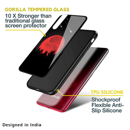 Moonlight Aesthetic Glass Case For Vivo Y16