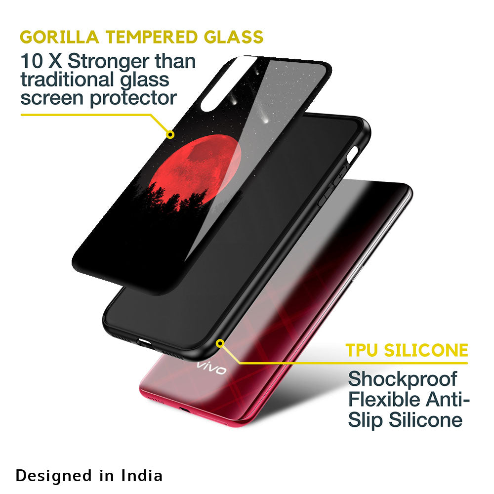 Moonlight Aesthetic Glass Case For Vivo V15 Pro