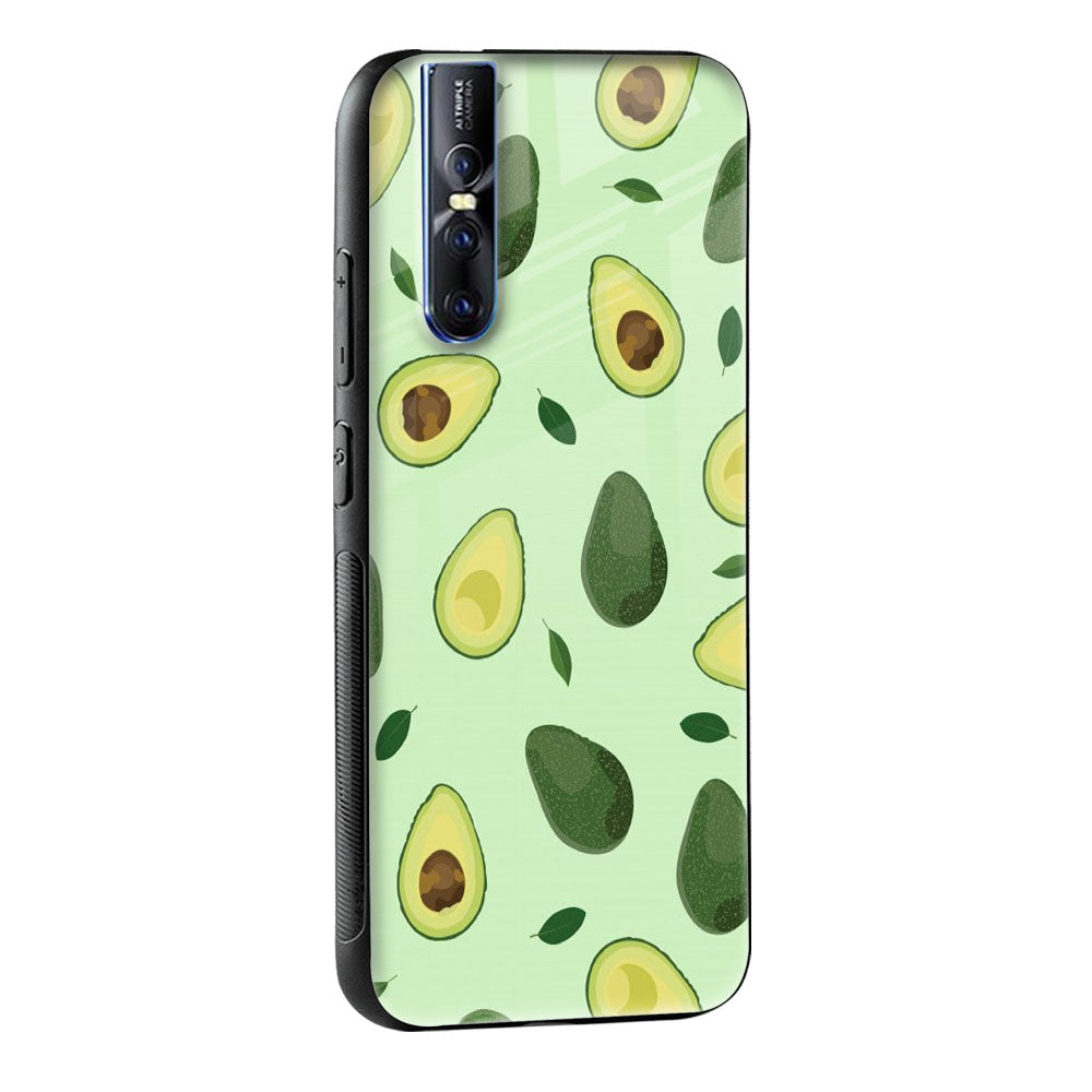 Avocado Green Glass Case For Vivo T1 5G