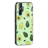 Avocado Green Glass Case For Vivo V25 Pro