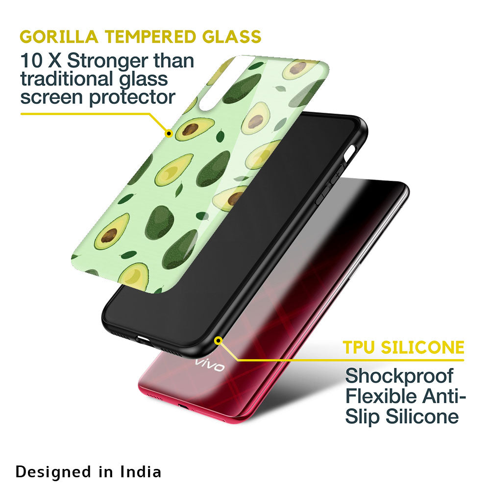Pears Green Glass Case For Vivo X50 Pro